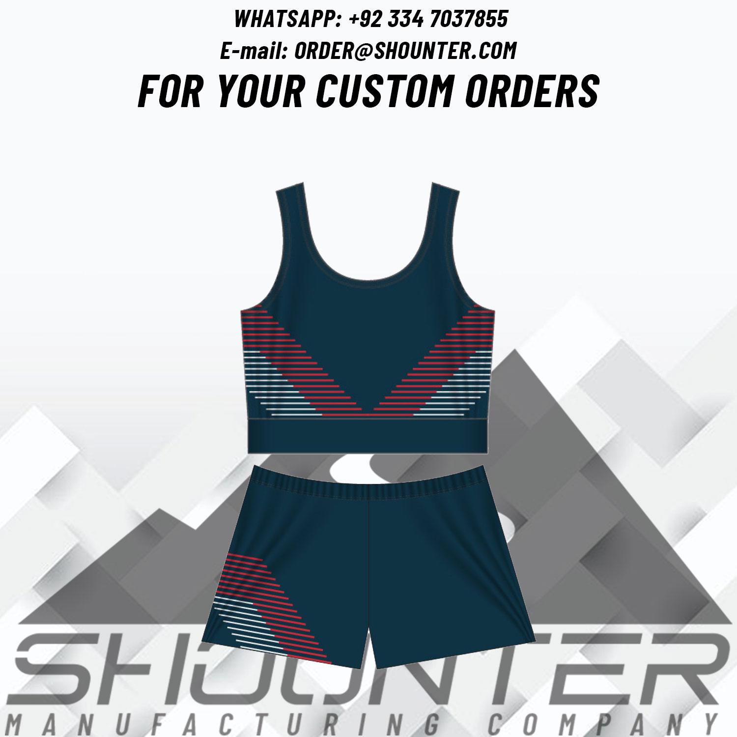 Custom Design Sports Bra & Short