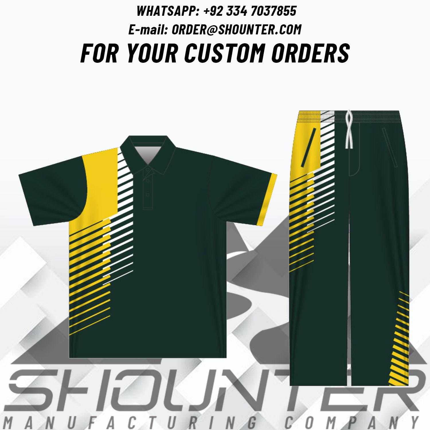 Custom Team Cricket Uniform